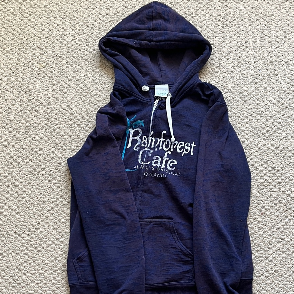 Rainforest Cafe Deep Purple Hoodie